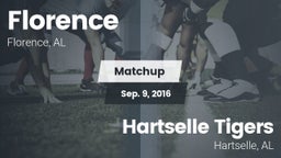 Matchup: Florence  vs. Hartselle Tigers 2016