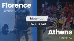 Matchup: Florence  vs. Athens  2017