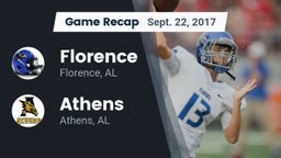 Recap: Florence  vs. Athens  2017
