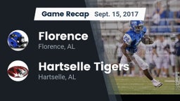 Recap: Florence  vs. Hartselle Tigers 2017
