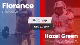 Matchup: Florence  vs. Hazel Green  2017