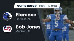 Recap: Florence  vs. Bob Jones  2018