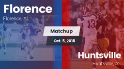 Matchup: Florence  vs. Huntsville  2018