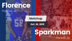 Matchup: Florence  vs. Sparkman  2018