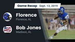 Recap: Florence  vs. Bob Jones  2019
