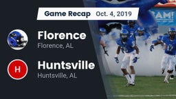 Recap: Florence  vs. Huntsville  2019
