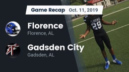 Recap: Florence  vs. Gadsden City  2019