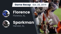 Recap: Florence  vs. Sparkman  2019