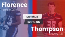Matchup: Florence  vs. Thompson  2019