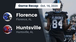 Recap: Florence  vs. Huntsville  2020