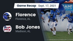 Recap: Florence  vs. Bob Jones  2021