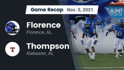 Recap: Florence  vs. Thompson  2021