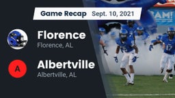Recap: Florence  vs. Albertville  2021