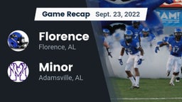 Recap: Florence  vs. Minor  2022