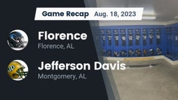 Recap: Florence  vs. Jefferson Davis  2023
