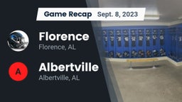 Recap: Florence  vs. Albertville  2023