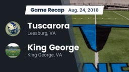 Recap: Tuscarora  vs. King George  2018