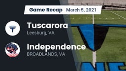 Recap: Tuscarora  vs. Independence  2021