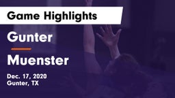 Gunter  vs Muenster  Game Highlights - Dec. 17, 2020