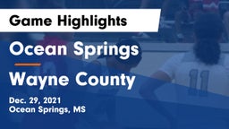 Ocean Springs  vs Wayne County  Game Highlights - Dec. 29, 2021