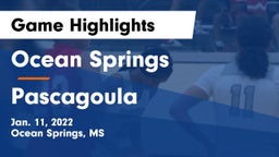 Ocean Springs  vs Pascagoula  Game Highlights - Jan. 11, 2022