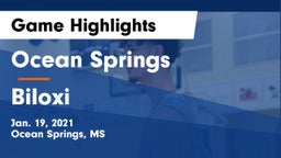 Ocean Springs  vs Biloxi  Game Highlights - Jan. 19, 2021