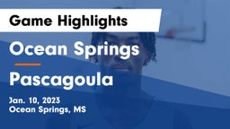 Ocean Springs  vs Pascagoula  Game Highlights - Jan. 10, 2023