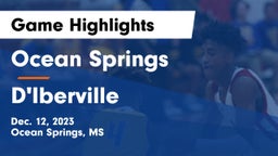 Ocean Springs  vs D'Iberville  Game Highlights - Dec. 12, 2023