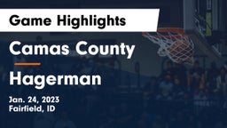 Camas County  vs Hagerman  Game Highlights - Jan. 24, 2023