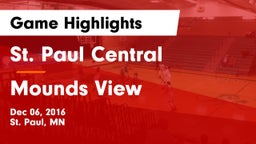 St. Paul Central  vs Mounds View  Game Highlights - Dec 06, 2016