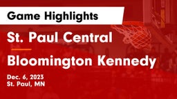 St. Paul Central  vs Bloomington Kennedy  Game Highlights - Dec. 6, 2023