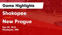 Shakopee  vs New Prague  Game Highlights - Dec 09, 2016