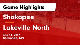 Shakopee  vs Lakeville North  Game Highlights - Jan 31, 2017