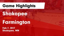 Shakopee  vs Farmington  Game Highlights - Feb 7, 2017