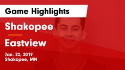 Shakopee  vs Eastview Game Highlights - Jan. 22, 2019