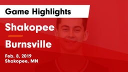 Shakopee  vs Burnsville  Game Highlights - Feb. 8, 2019