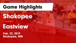 Shakopee  vs Eastview Game Highlights - Feb. 22, 2019