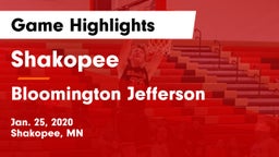 Shakopee  vs Bloomington Jefferson  Game Highlights - Jan. 25, 2020