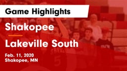 Shakopee  vs Lakeville South  Game Highlights - Feb. 11, 2020