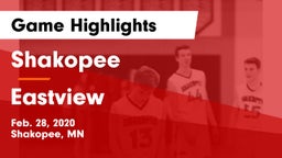 Shakopee  vs Eastview  Game Highlights - Feb. 28, 2020