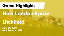 New London-Spicer  vs Litchfield  Game Highlights - Jan. 31, 2020