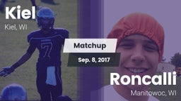 Matchup: Kiel  vs. Roncalli  2017