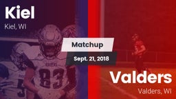 Matchup: Kiel  vs. Valders  2018