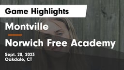 Montville  vs Norwich Free Academy Game Highlights - Sept. 20, 2023