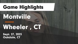 Montville  vs Wheeler , CT Game Highlights - Sept. 27, 2023