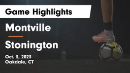 Montville  vs Stonington  Game Highlights - Oct. 3, 2023