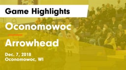 Oconomowoc  vs Arrowhead  Game Highlights - Dec. 7, 2018
