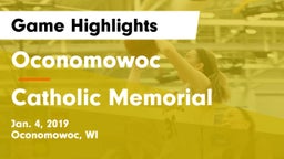 Oconomowoc  vs Catholic Memorial Game Highlights - Jan. 4, 2019