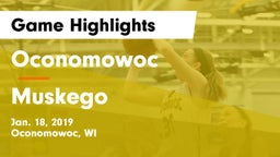Oconomowoc  vs Muskego  Game Highlights - Jan. 18, 2019