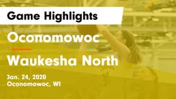 Oconomowoc  vs Waukesha North Game Highlights - Jan. 24, 2020